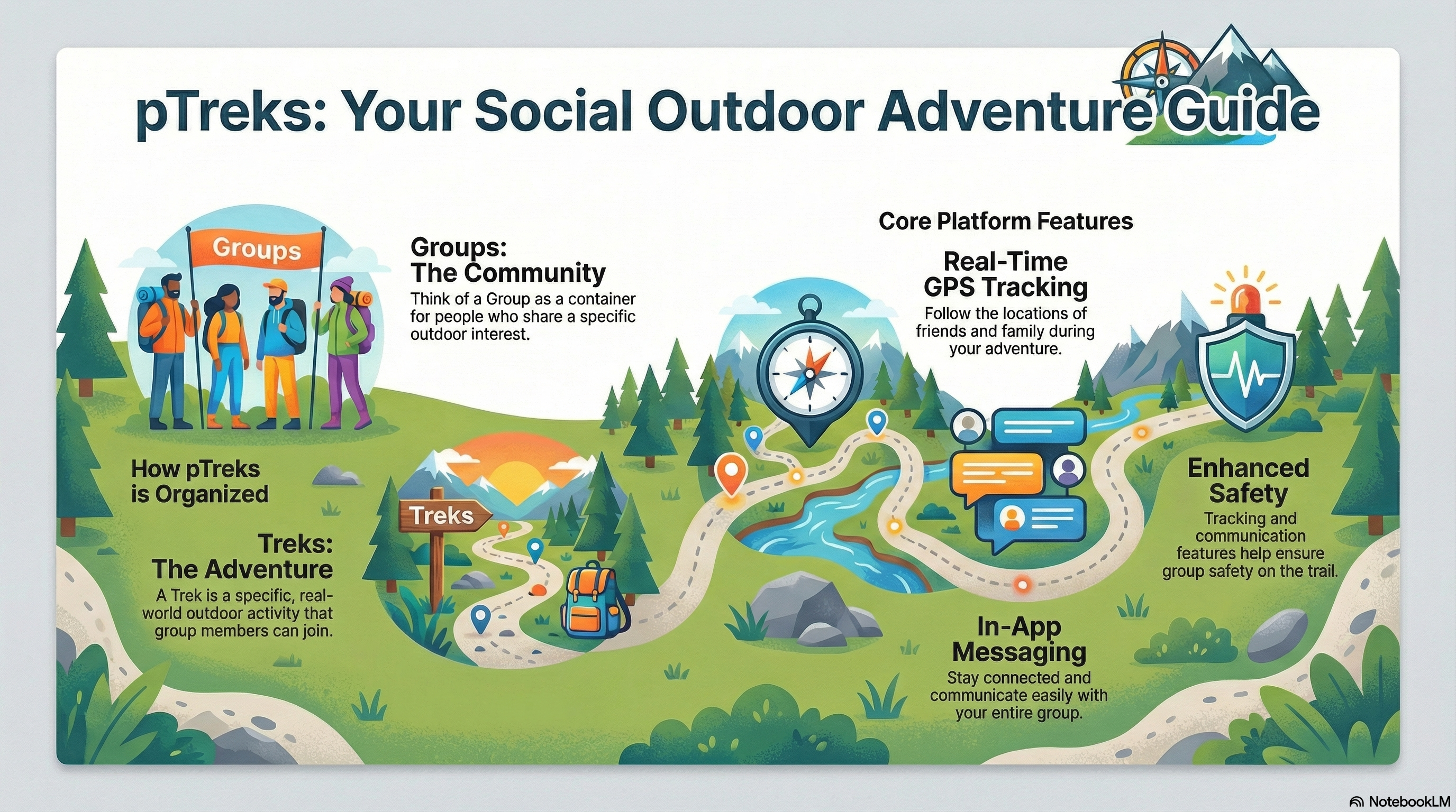 pTreks - Your Social Outdoor Adventure