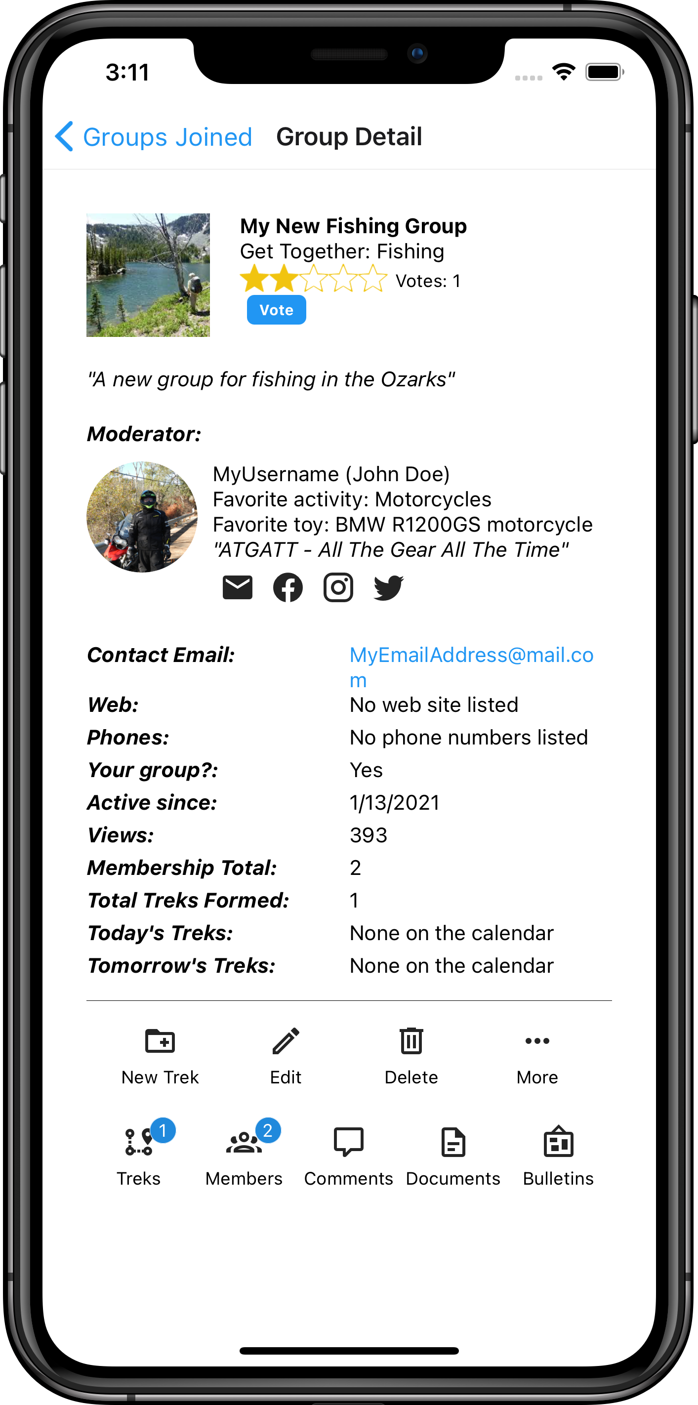 pTreks v2 Proof of Concept